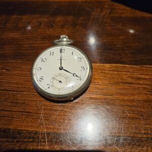 Omega Silver Vintage Pocket Watch